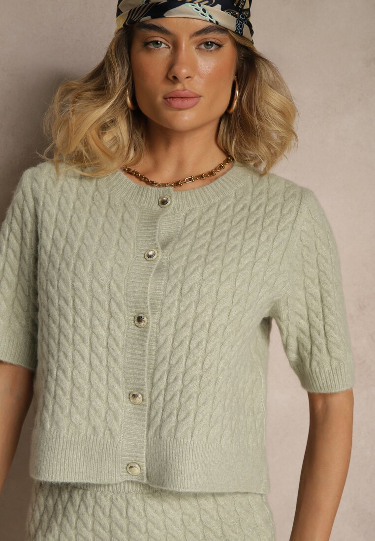 Cardigan Halanira Verde deschis