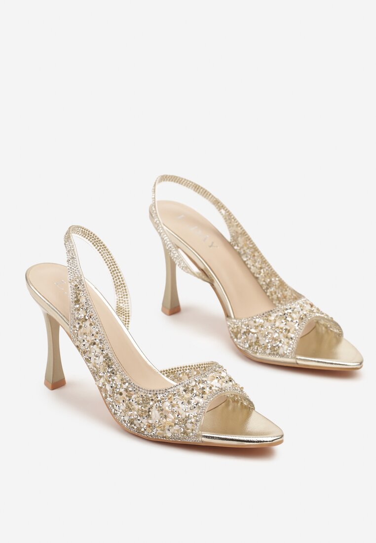 Pantofi stiletto Falarila Aurii
