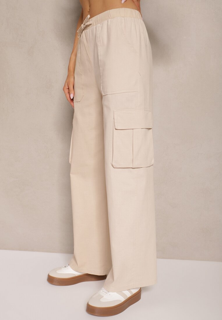 Pantaloni Katienne Bej