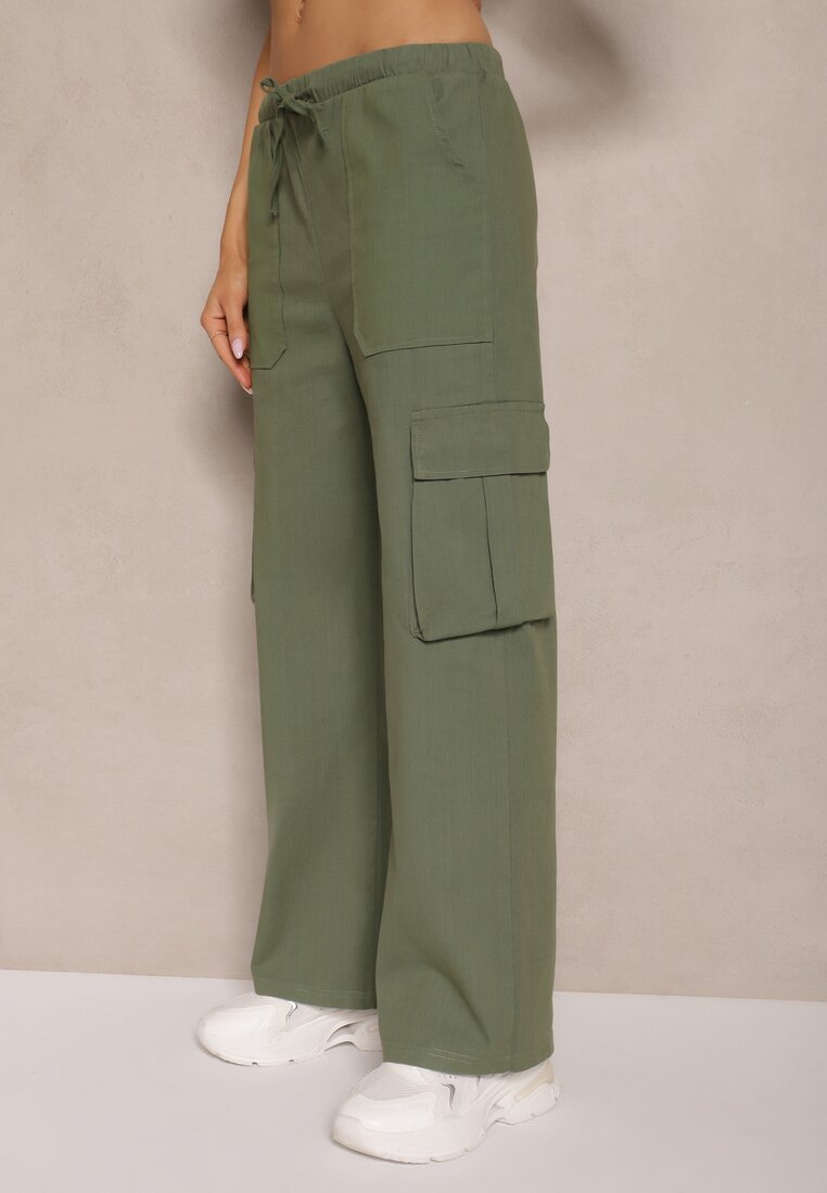 Pantaloni Katienne Verde închis