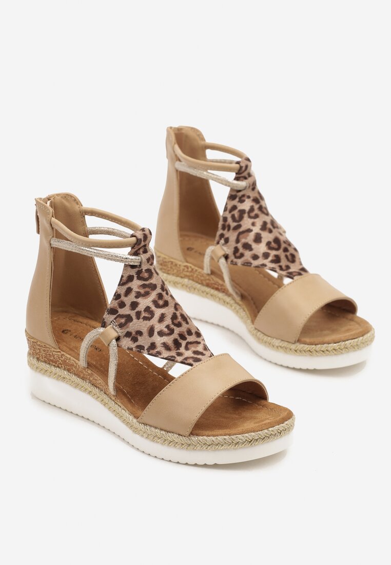 Sandale Melvana Imprimeu leopard