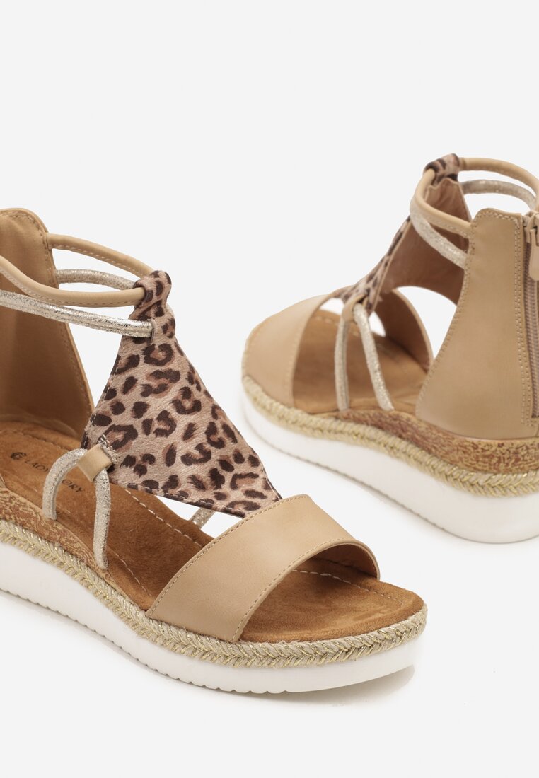 Sandale Melvana Imprimeu leopard