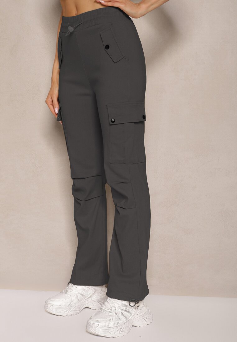Pantaloni Evianirae Gri închis