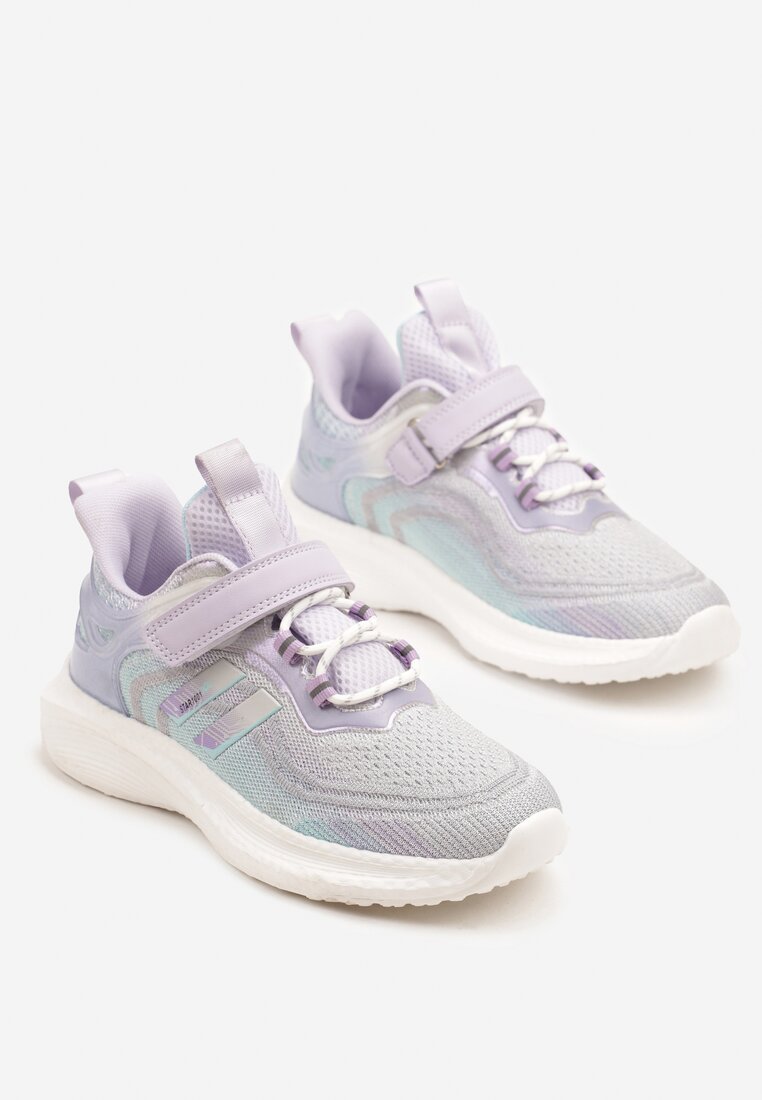 Pantofi sport Neolina Gri cu mov