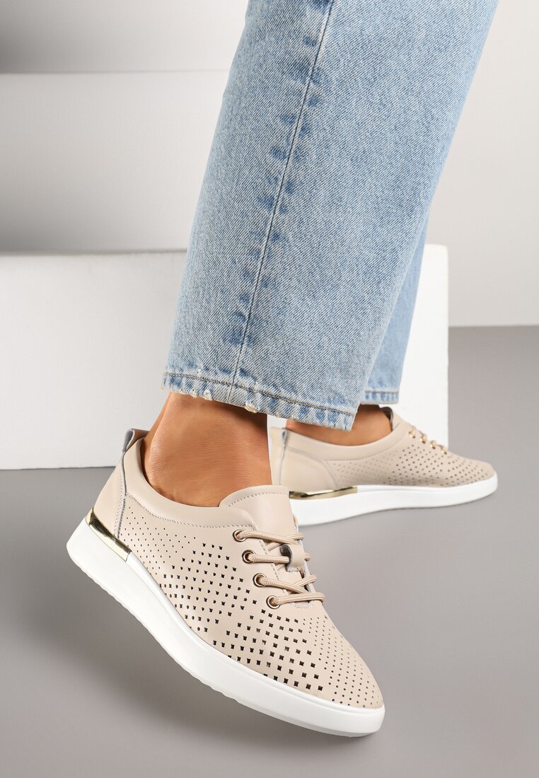 Sneakers Frolzeki Bej închis