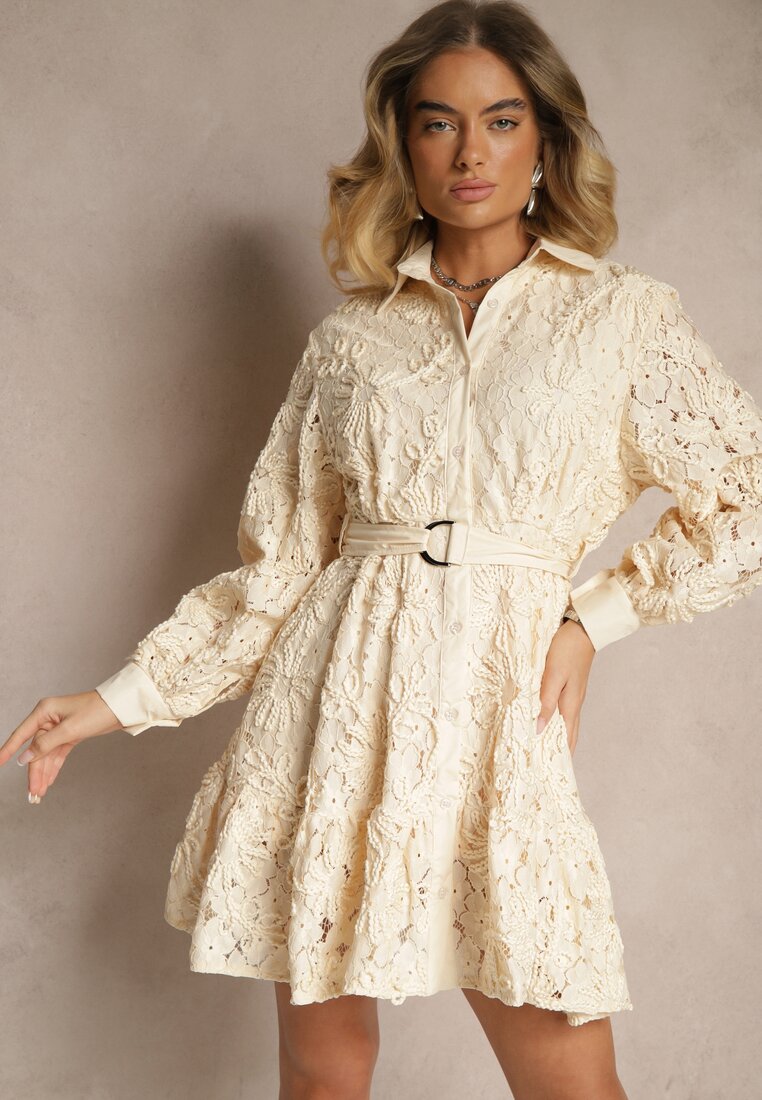 Rochie Roniella Bej deschis