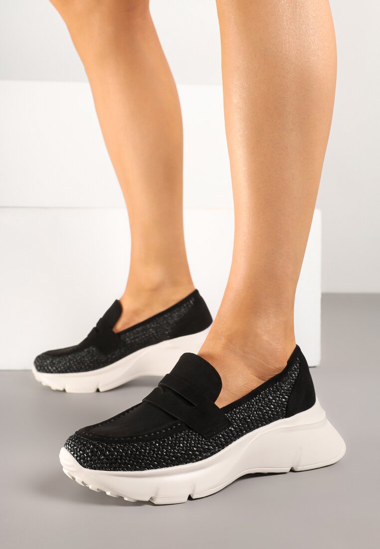 Pantofi casual Eraviella Negri