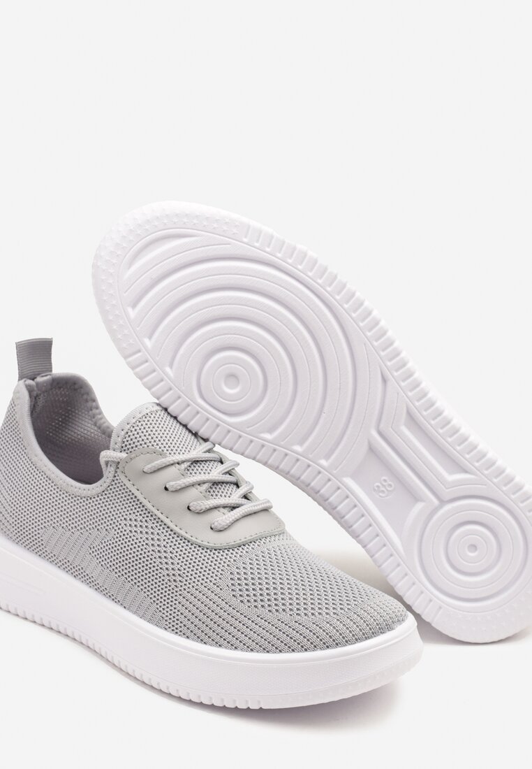 Szare Siateczkowe Buty Sportowe Sneakersy Eravessa