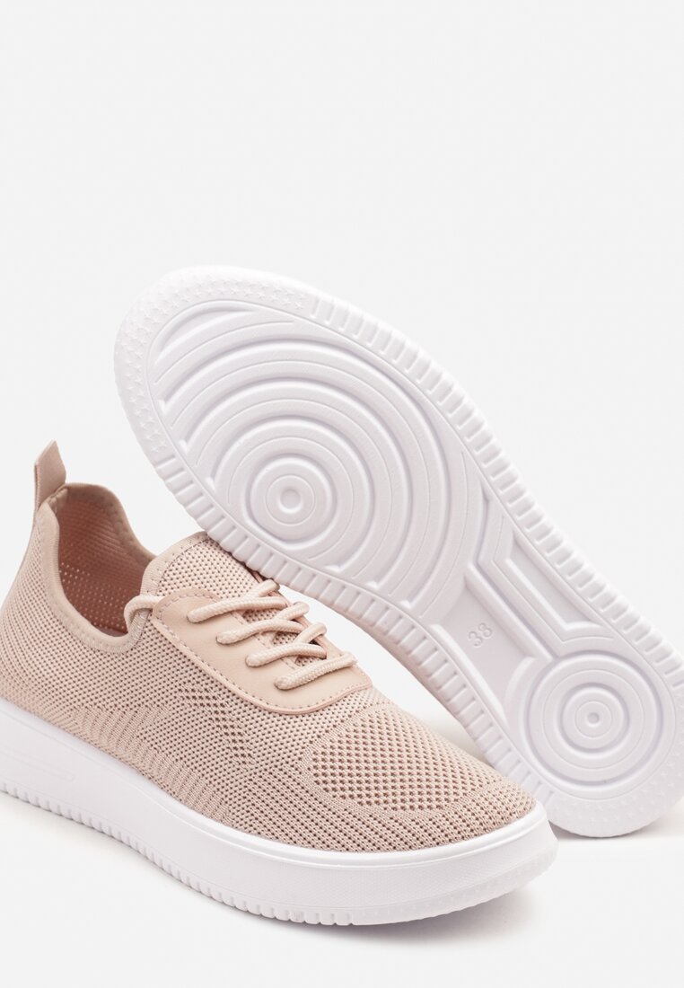 Różowe Siateczkowe Buty Sportowe Sneakersy Eravessa