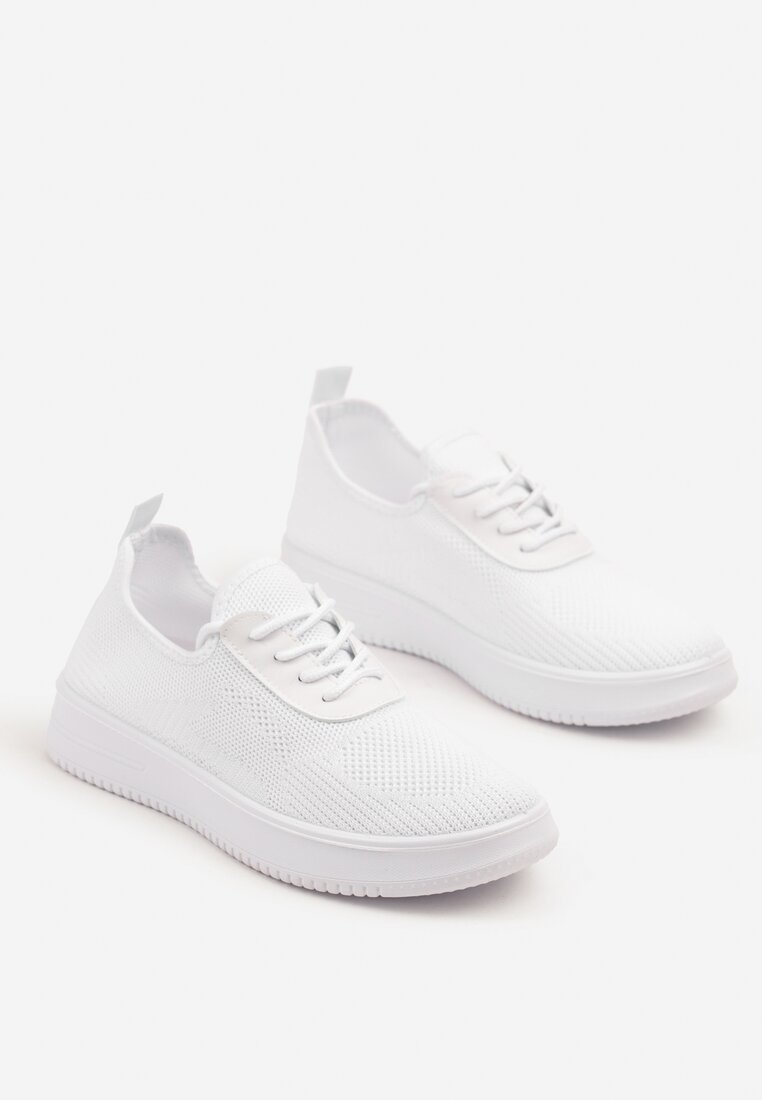 Białe Siateczkowe Buty Sportowe Sneakersy Eravessa