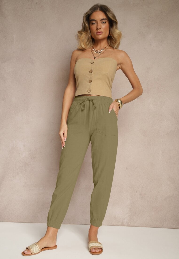 Pantaloni Xarvania Verde închis