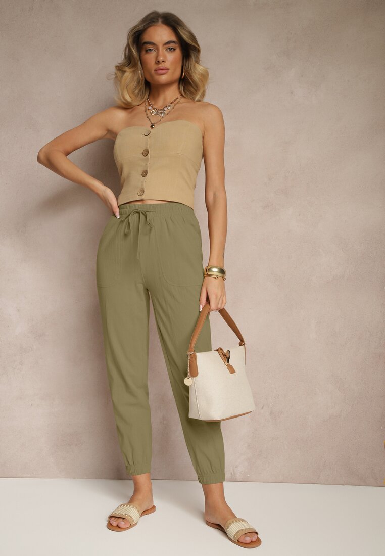 Pantaloni Xarvania Verde închis