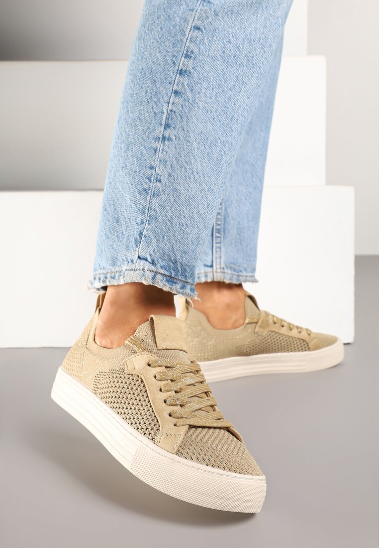 Sneakers Varlio Bej închis