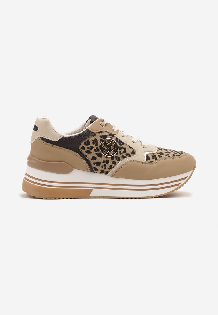 Sneakers Roniane Imprimeu leopard