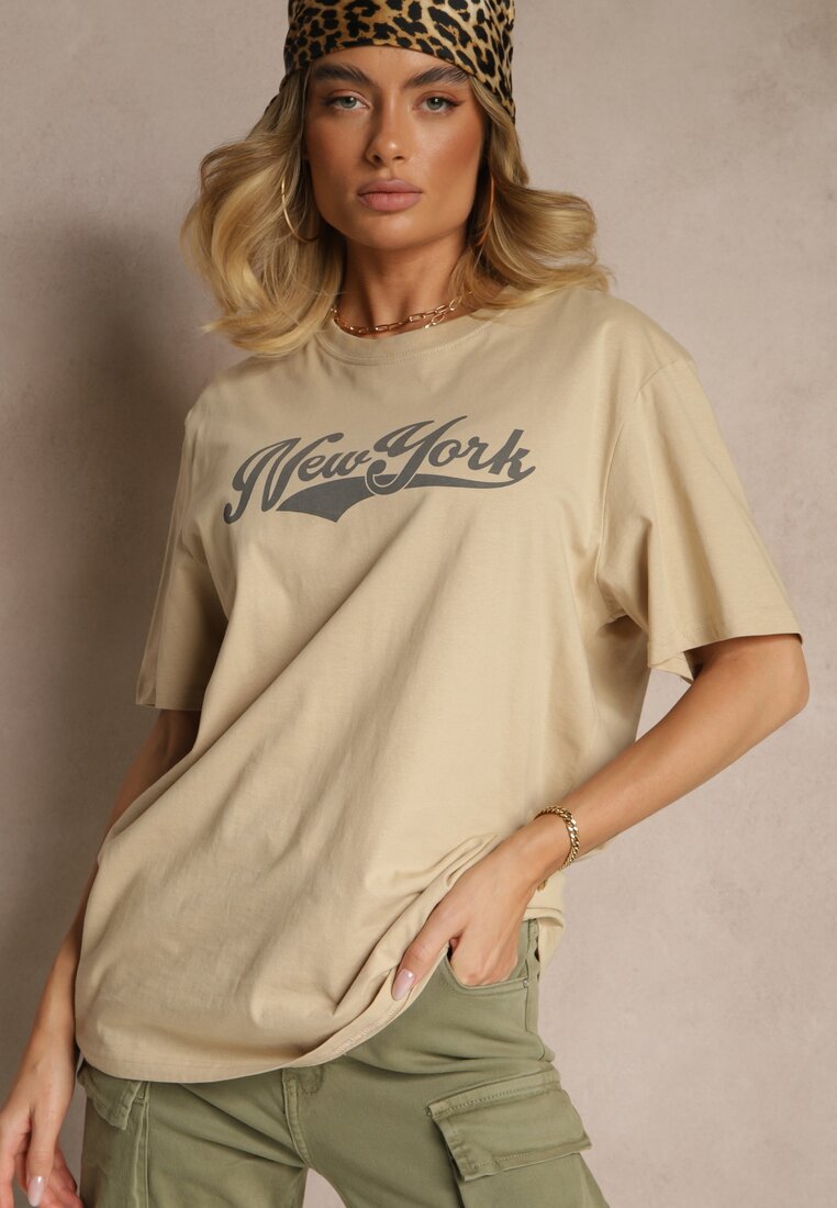 Tricou Evoriel Bej închis