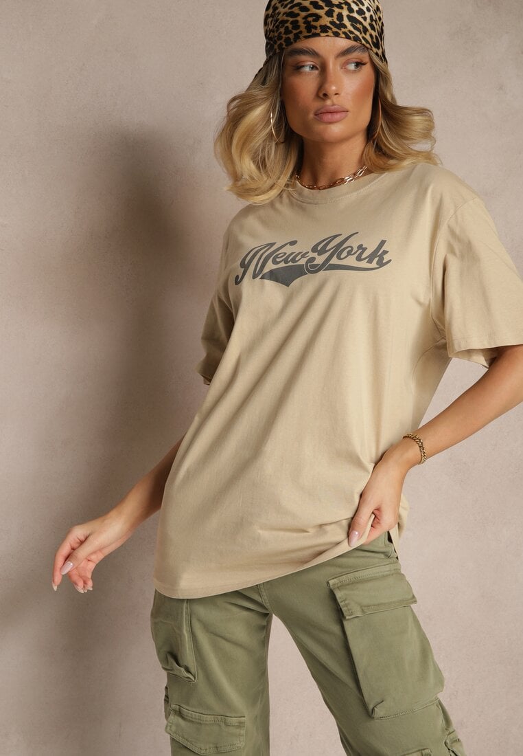 Tricou Evoriel Bej închis