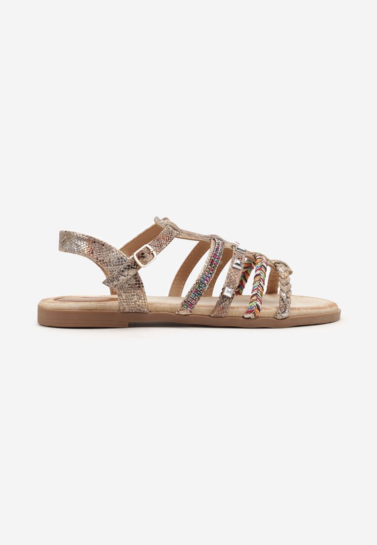 Sandale Ronevera Print piele de șarpe