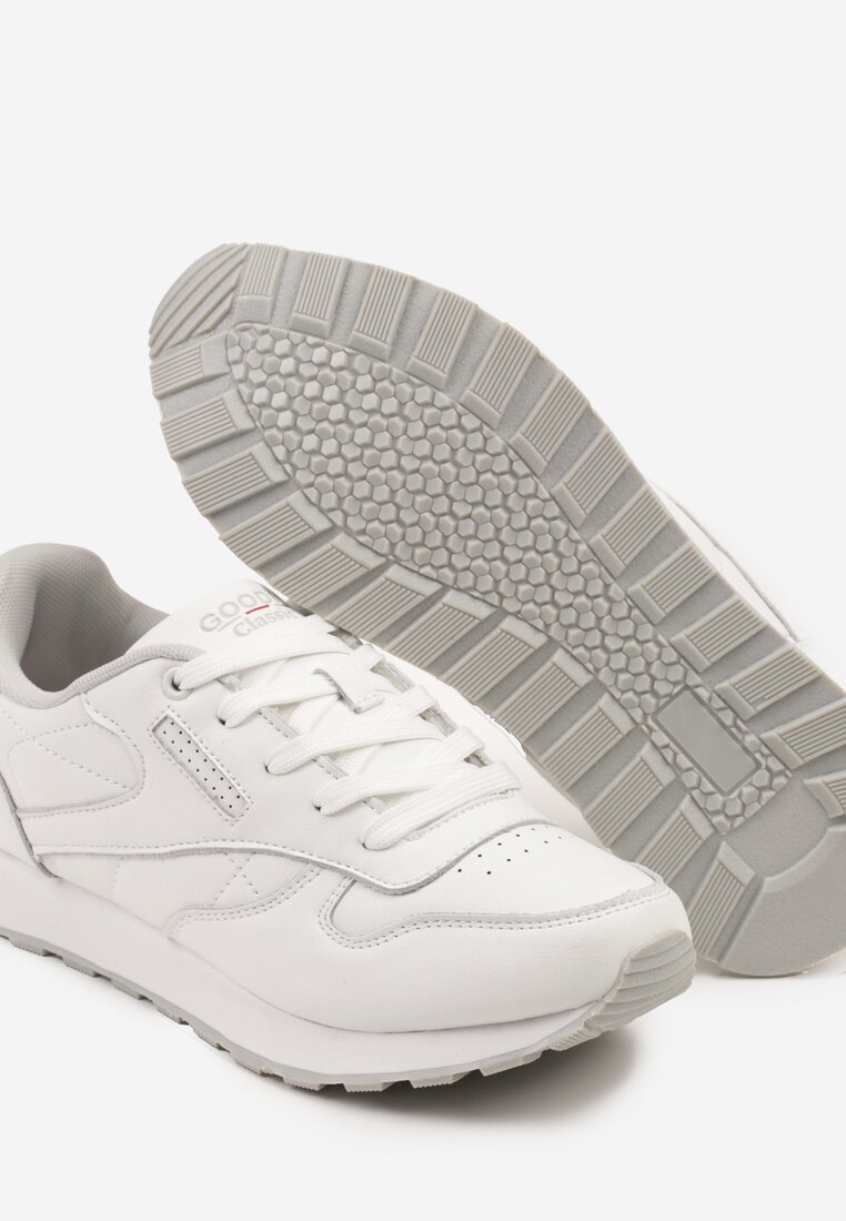 Białe Skórzane Sneakersy w Casualowym Stylu Tirivon