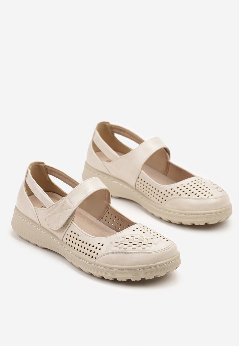 Pantofi casual Vornira Bej