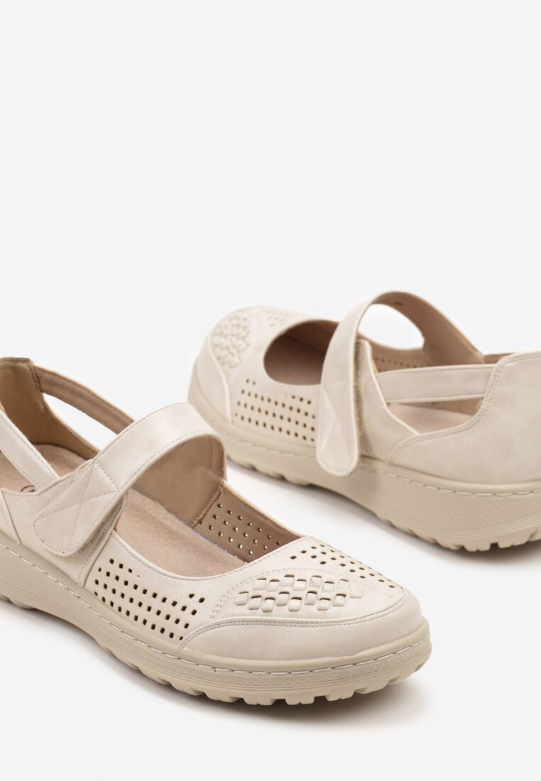 Pantofi casual Vornira Bej
