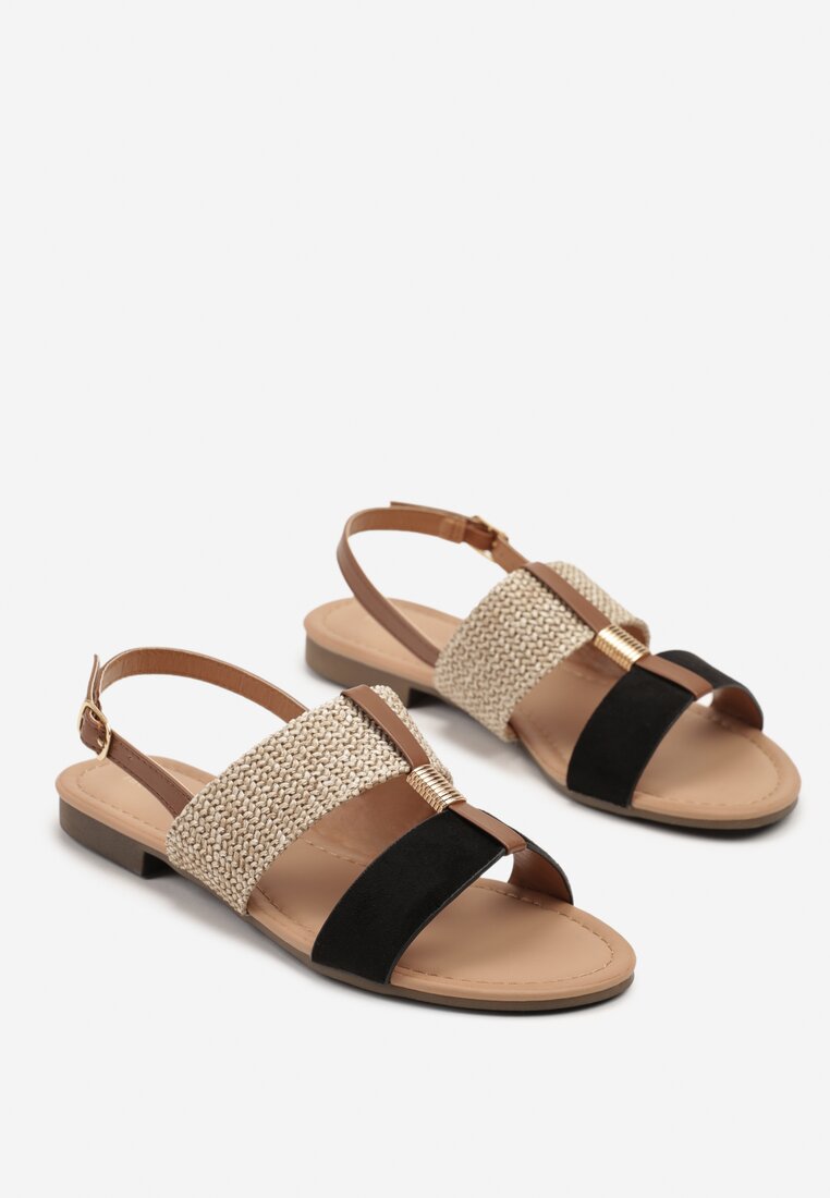 Sandale Mailles Negre