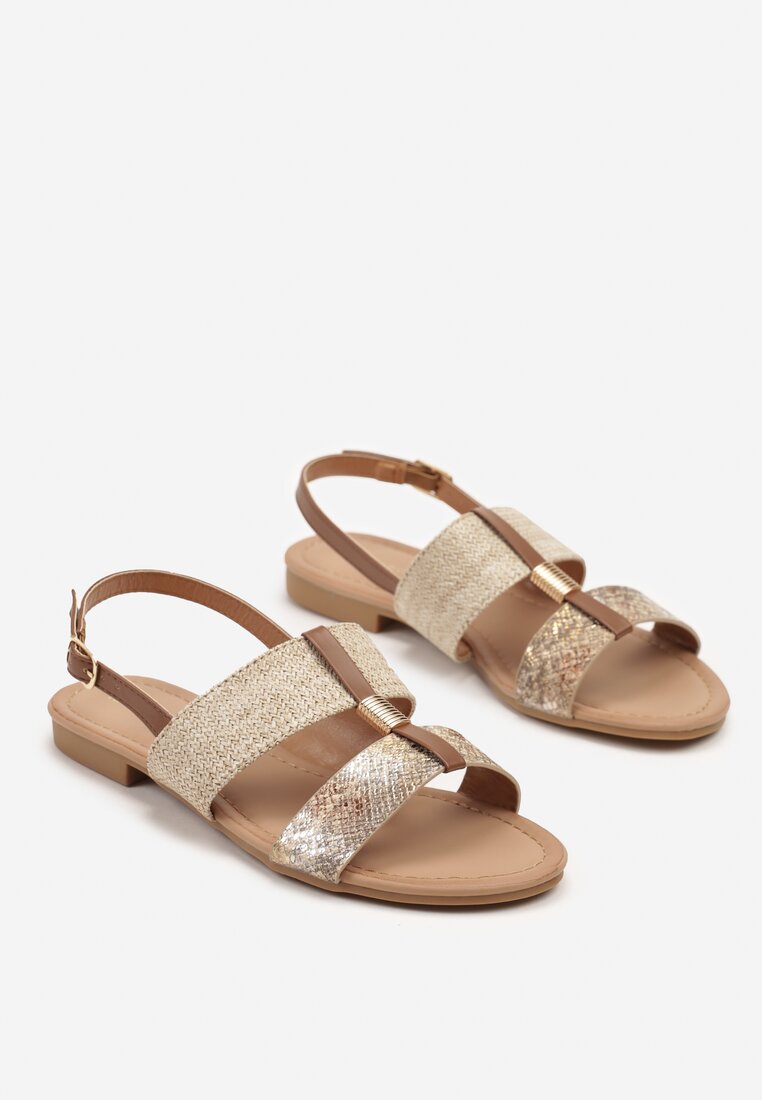 Sandale Mailles Print piele de șarpe