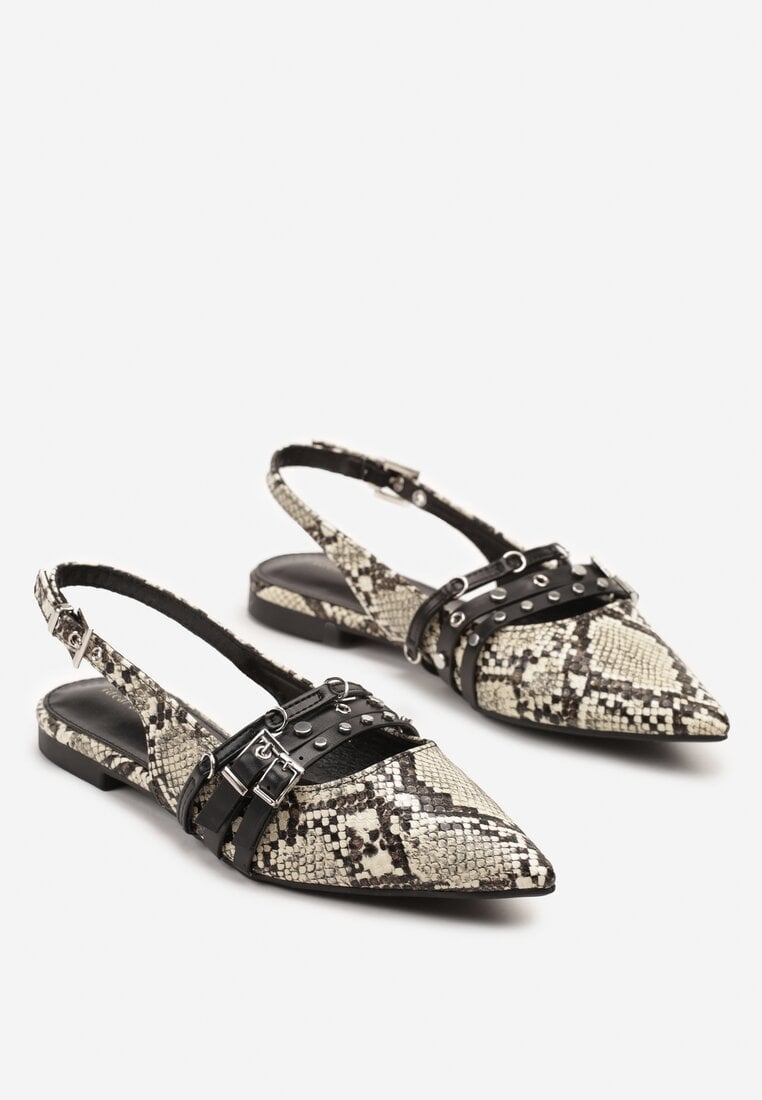 Sandale Voseira Print piele de șarpe