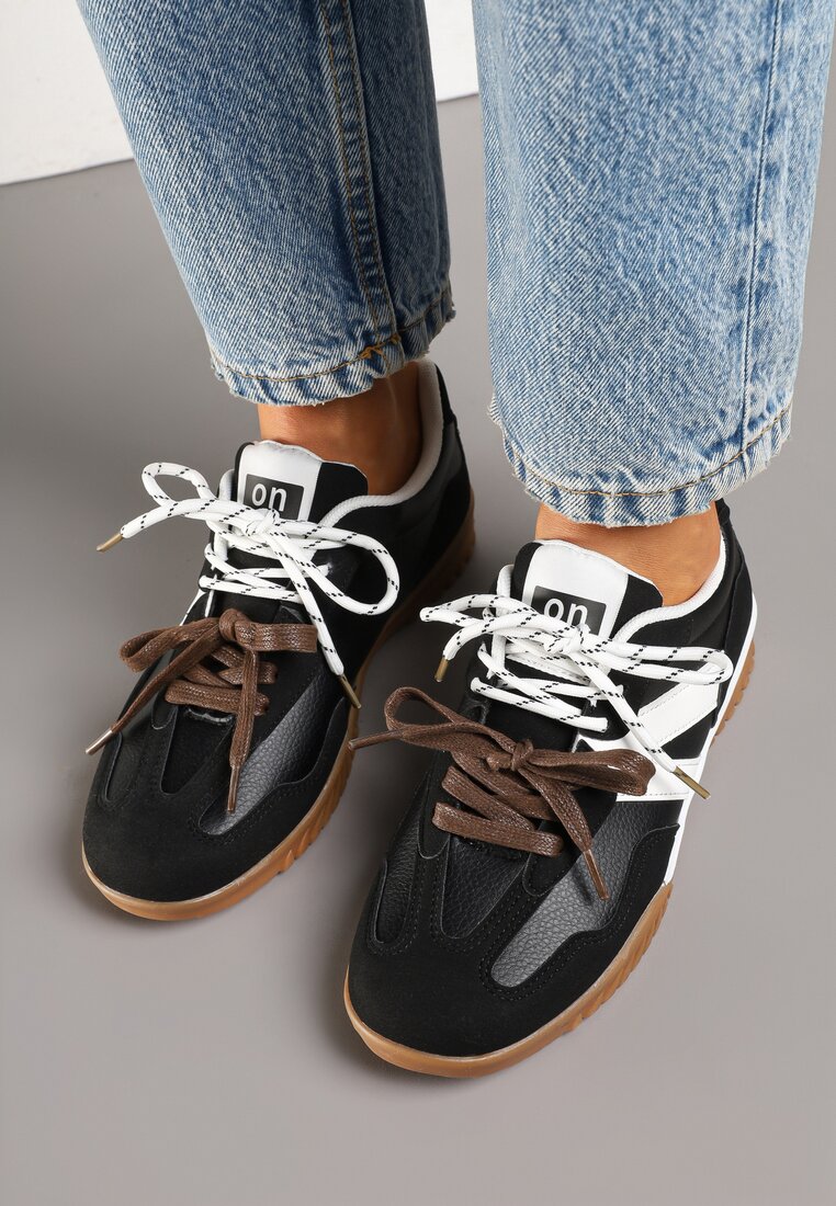 Sneakers Nilaviela Negru cu alb