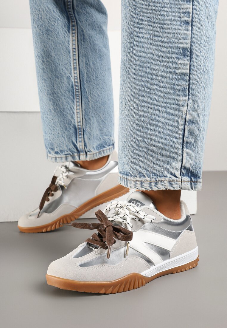 Sneakers Nilaviela Argintii