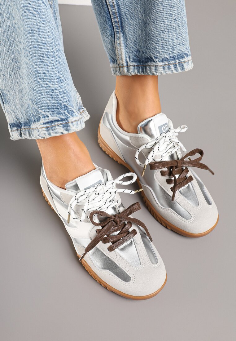 Sneakers Nilaviela Argintii