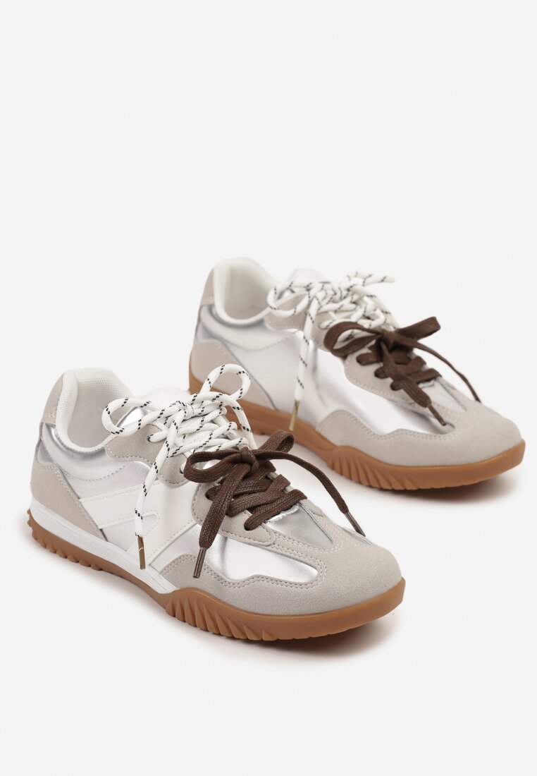 Sneakers Nilaviela Argintii