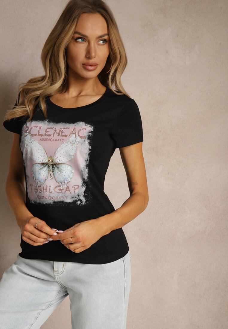 T-shirt Uliadwena Negru