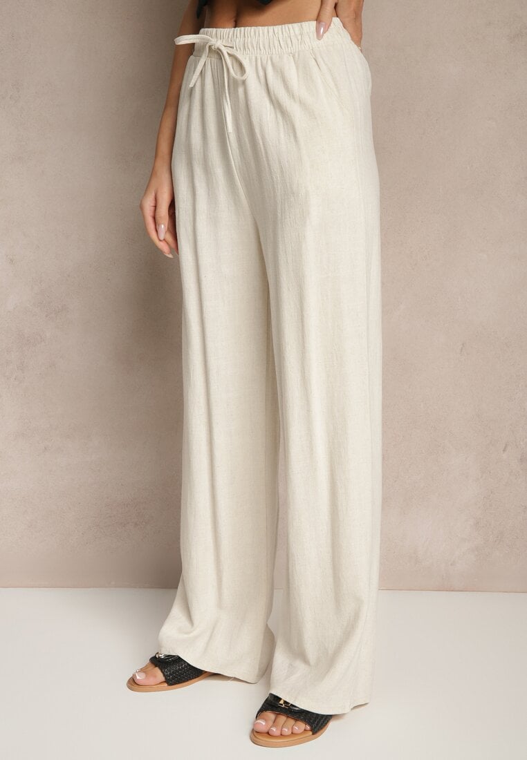 Pantaloni Bej deschis