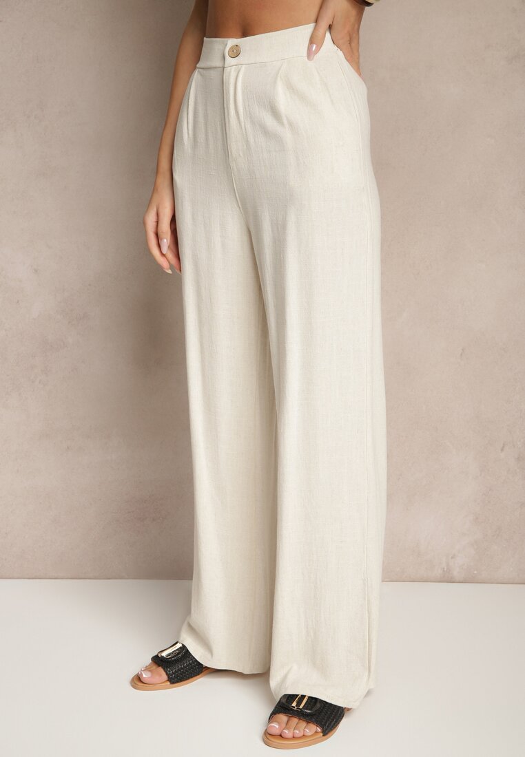 Pantaloni Bej deschis