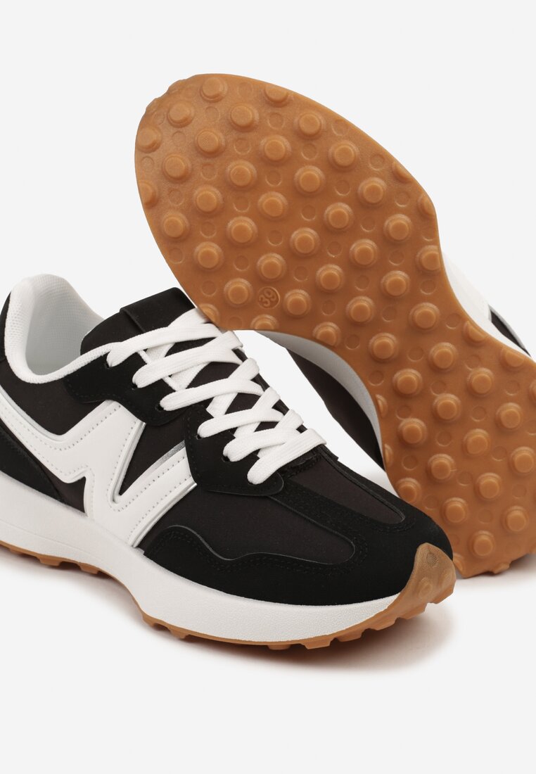 Sneakers Jenaviella Negru cu alb