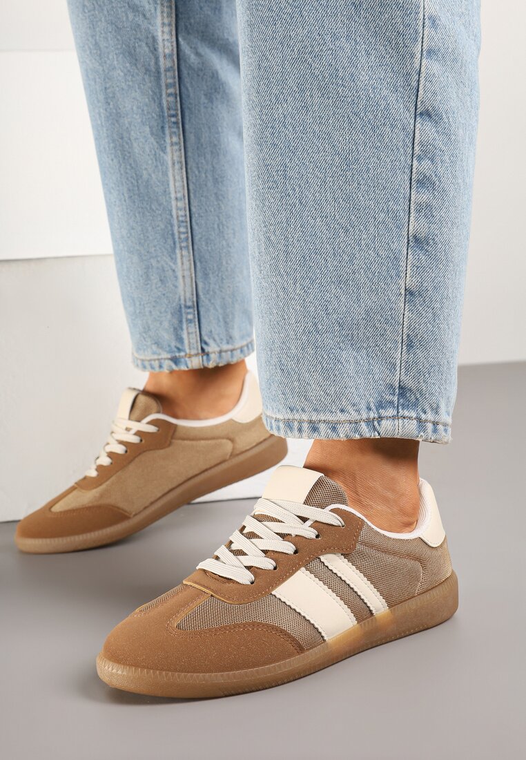 Sneakers Jenaniela Bej închis