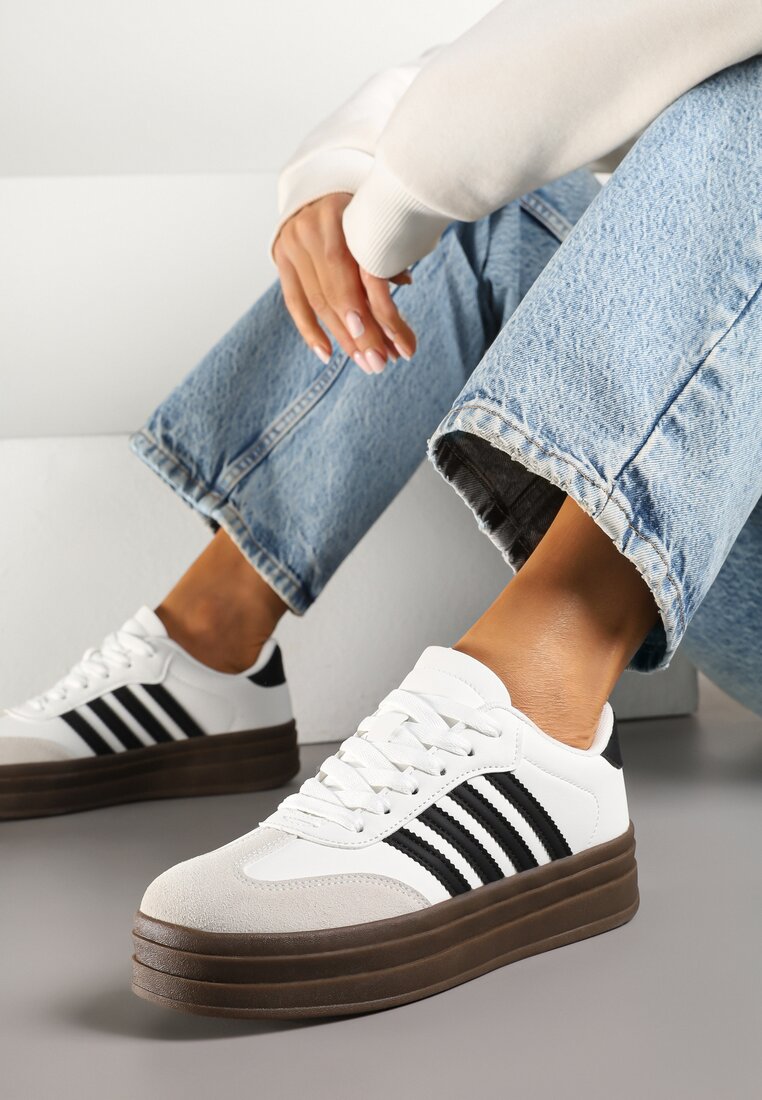 Sneakers Ellimia Gri cu negru