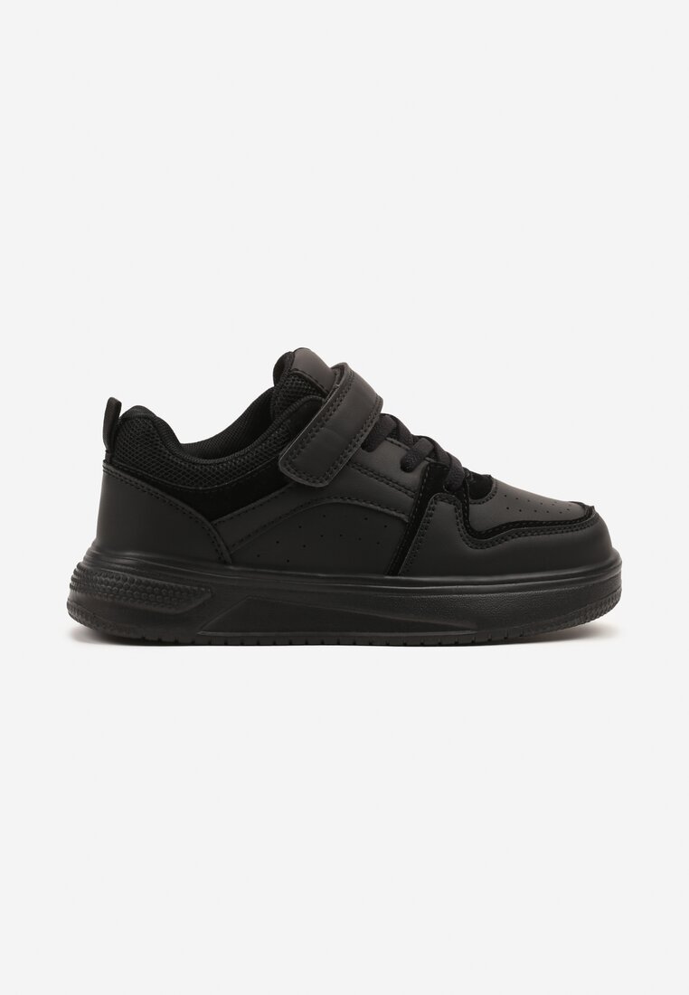 Czarne Buty Sportowe Sneakersy Clibee z Perforacją Ralriti