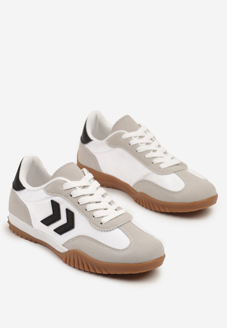 Sneakers Mepenna Alb cu negru