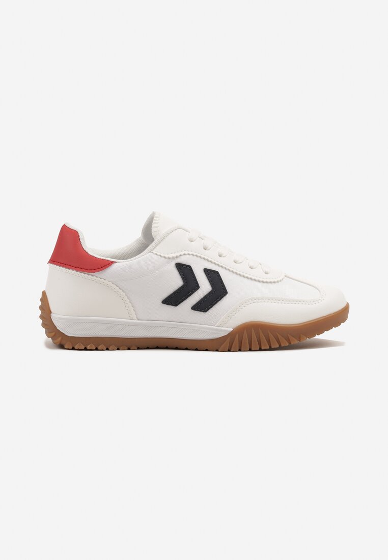Sneakers Mepenna Alb cu roșu