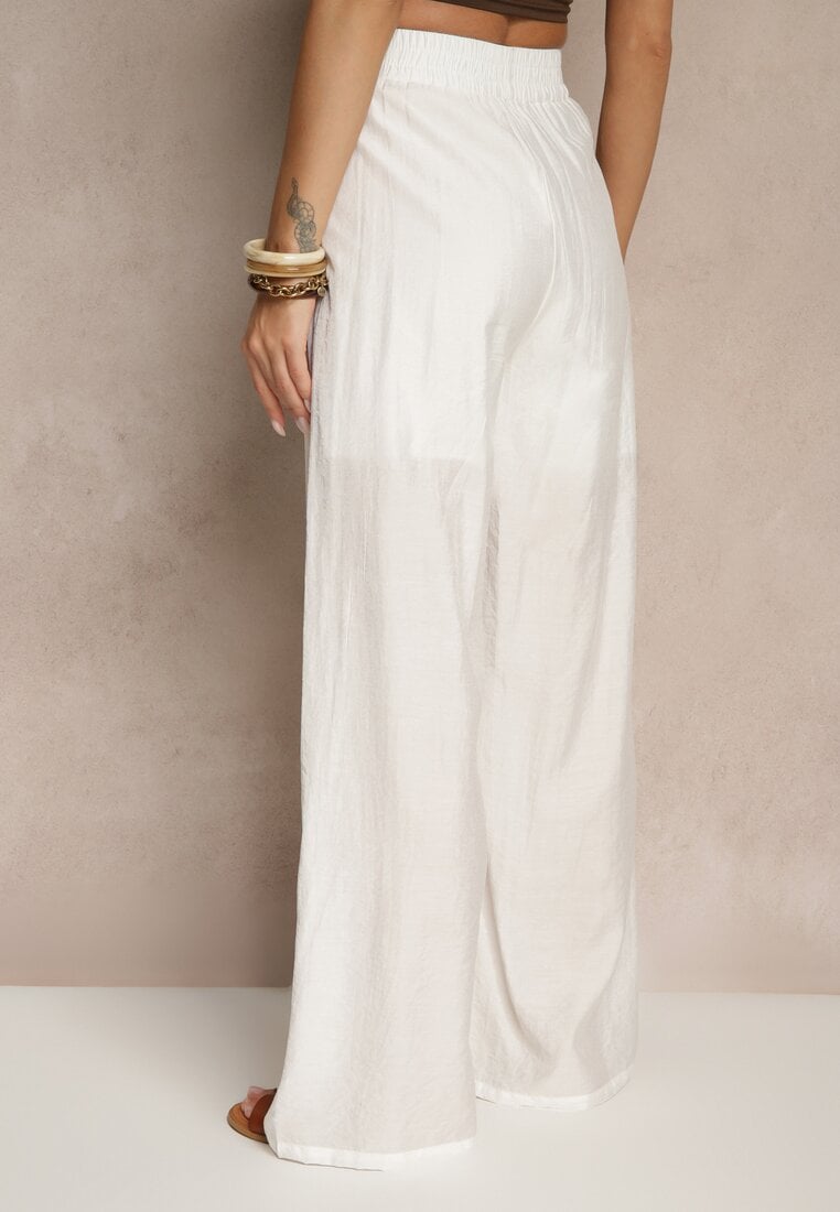 Pantaloni Jenarielis Albi