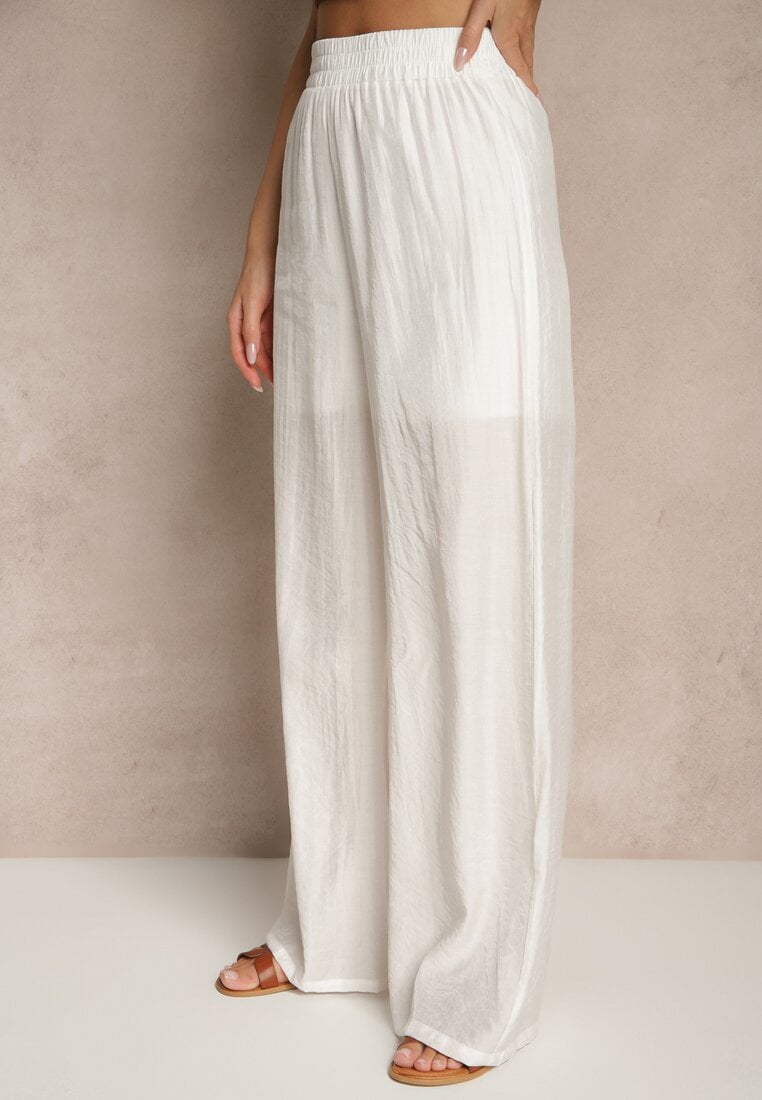 Pantaloni Jenarielis Albi