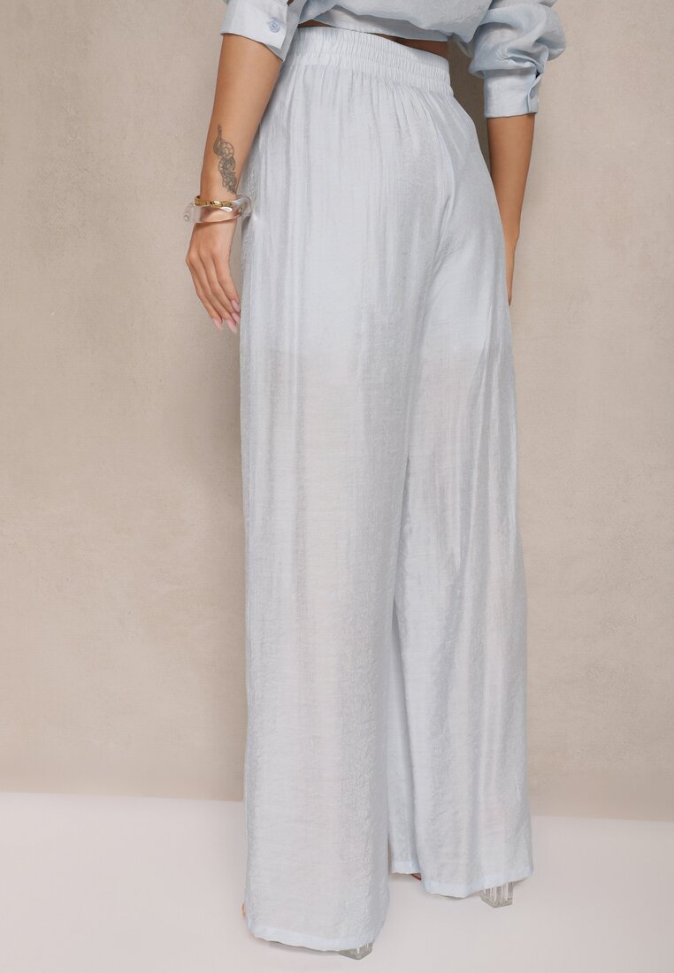 Pantaloni Jenarielis Albastru deschis