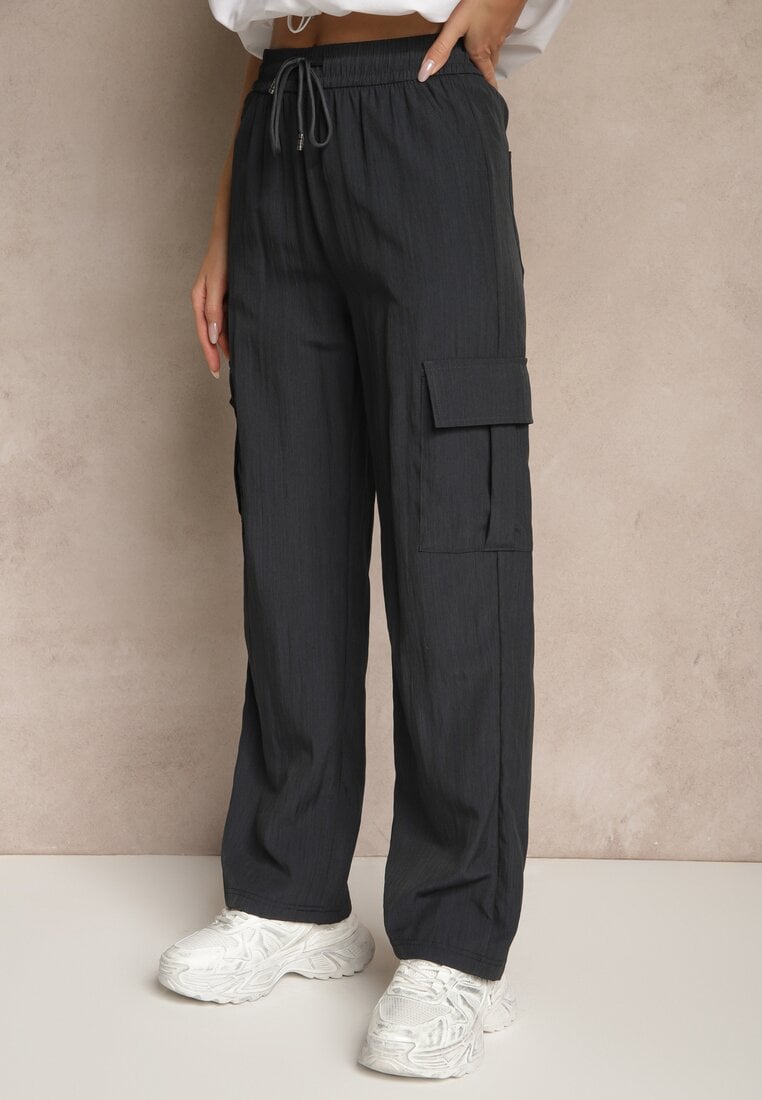 Pantaloni Mairiora Bleumarin