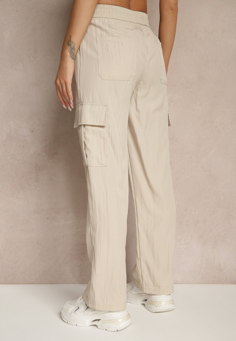 Pantaloni Mairiora Bej deschis