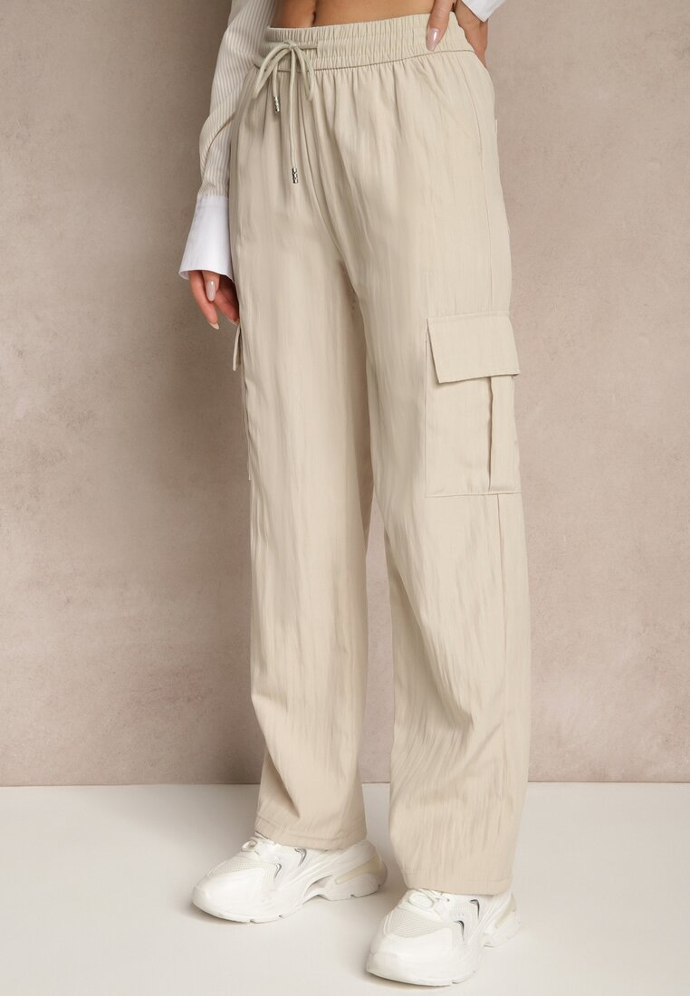 Pantaloni Mairiora Bej deschis