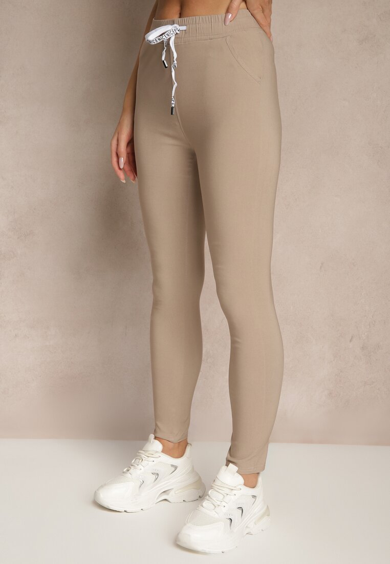 Pantaloni Purrena Bej deschis