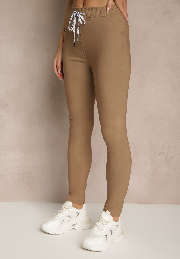 Pantaloni Purrena Bej închis
