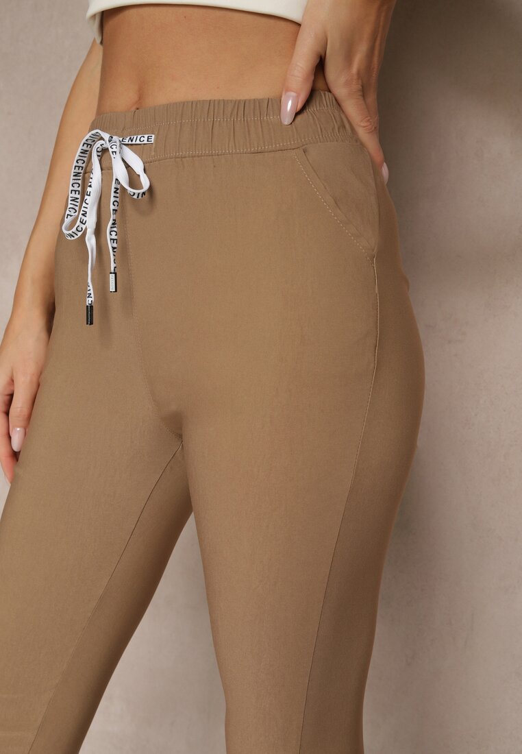 Pantaloni Purrena Bej închis