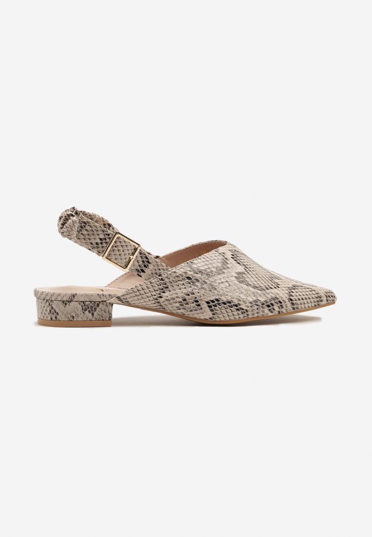 Sandale Jenadenna Print piele de șarpe